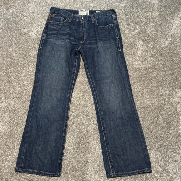 Ariat Other - Men’s 34x30 Ariat M5 Straight Fit Straight Leg Jeans Western Blue Denim Jeans